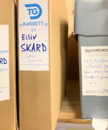 Archive boxes in Norway archive