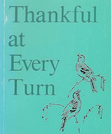 Thankful at every turn. Book cover