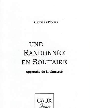 Une randonée en solitaire, couverture de livre
