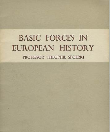 Basic forces in European history, pamphlet cover