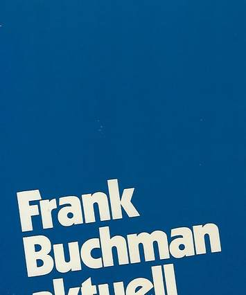 Frank Buchman aktuell, book cover