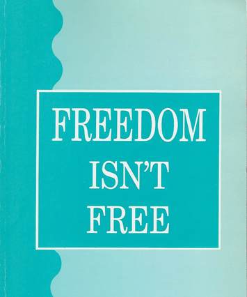 Freedom isn't free, book cover