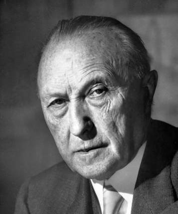 Konrad Adenauer portrait photo