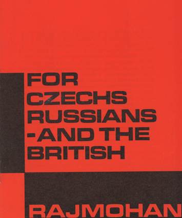 For Czechs, Russians - and the British, booklet cover