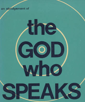 The God who Speaks, booklet cover