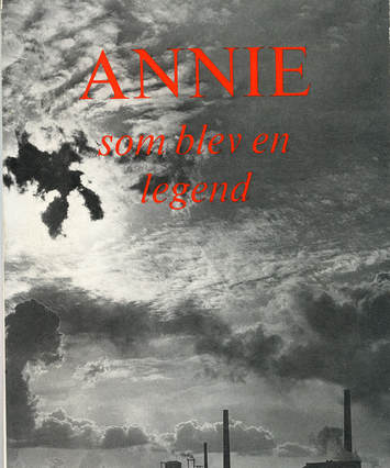 'Annie som blev en legend' book cover, Swedish