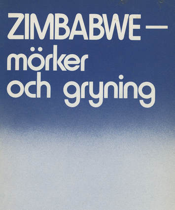 BookCover 'Zimbabwe - Mörker och Gryning' in Swedish