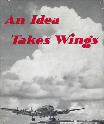An Idea Takes Wings, booklet cover