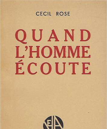 Quand l'homme écoute, couverture de livre