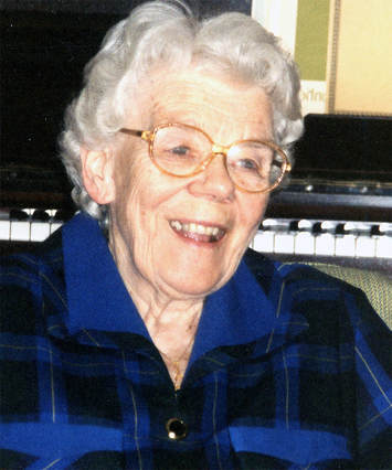 Inga Wieselgren, colour portrait photo, date unknown