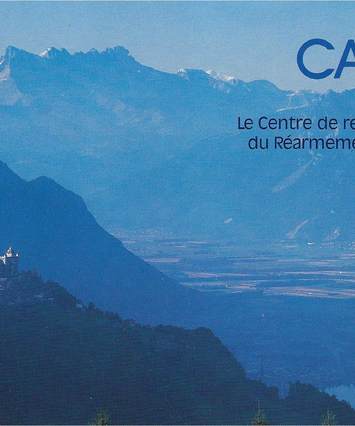 Caux brochure, Duckert & Stallybrass, 1986, French cover