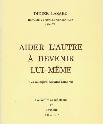 Aider l'autre à devenir lui-même, de Didier Lazare, couverture