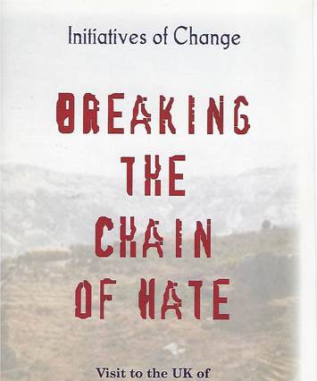 Breaking the Chain of Hate, booklet cover