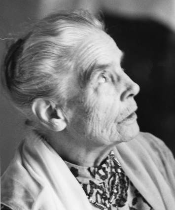 Helene Spoerri, B&W portrait photo