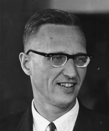 Harry Almond, B&W portrait photo