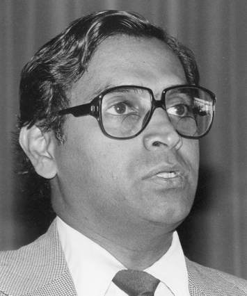 J. Dhanapala(Ambassador Sri Lanka), B&W portrait photo