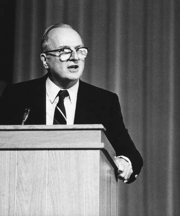 Stephen Fuller, USA professor Harvard Business School, B&W portrait photo