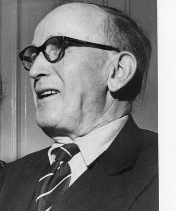 Robert Auberson, CH, B&W portrait photo
