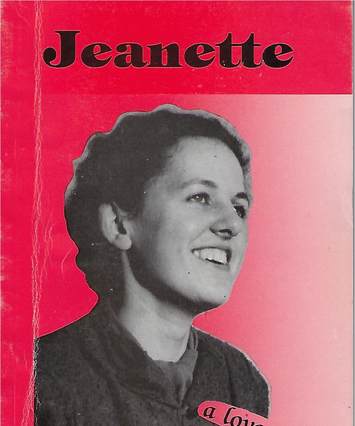 Jeanette: a love story, by Geoffrey Gain, cover