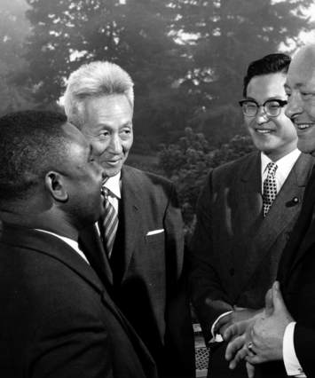 Laurent Kabeya,Philippe Mavungu,Lieutenant General Shiozawa,K.T Tanikawa,Joachim von Merkatz