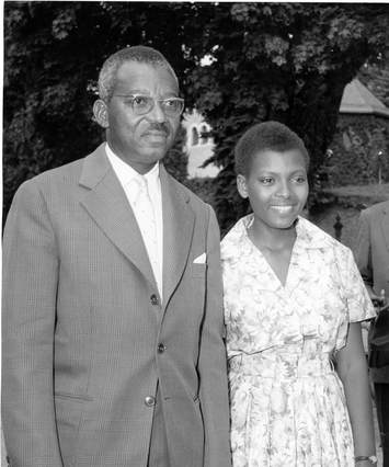 Charles Assale with his daughter Bettina