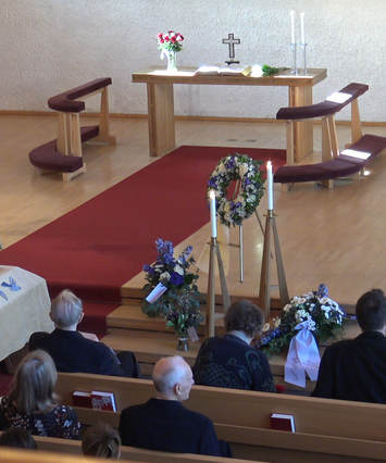 Funeral service for Alison Wetterfors-Hutchison