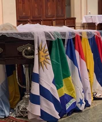 Church service for the life of Jeanette Alonso de Ibargoyen, founder of Gente que Avanza´s Latin American Movement