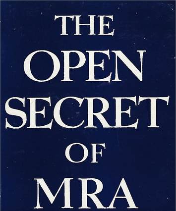 'The open secret of MRA' book cover