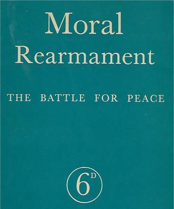 "The battle for peace", booklet cover, 1938, Bunny Austin
