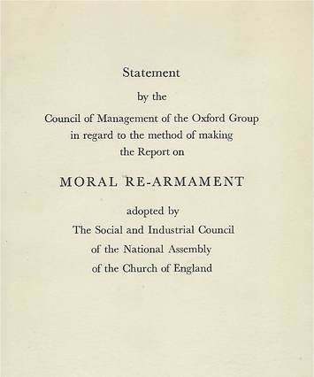 OG Council Statement on Church of England report