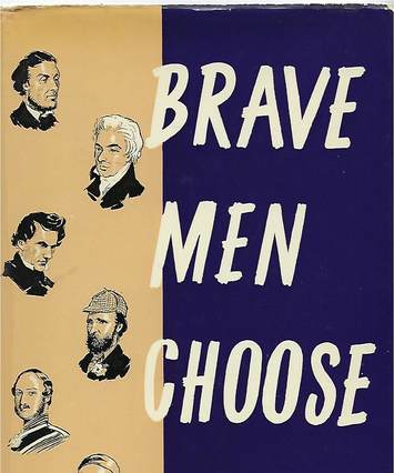 "Brave men choose", book cover, Garth Lean