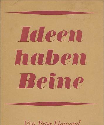 "Ideen haben Beine" von Peter Howard, book cover