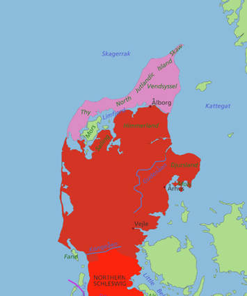 Map of Schleswig