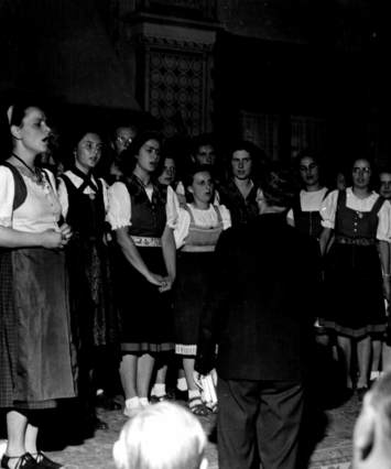 Austrian choir sings at Caux