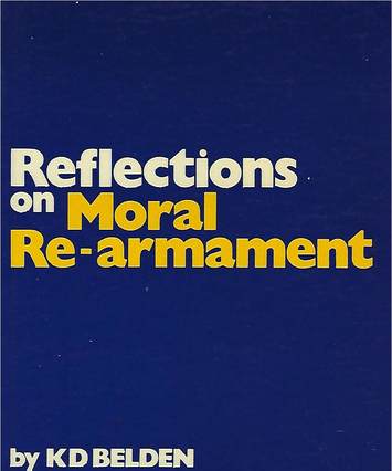 'Reflection on Moral Re-Armament' by Ken Belden, book cover