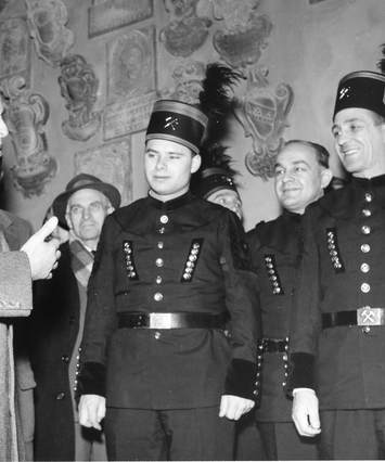 Hoffnung in Italy, with the Mayor of Fiesole