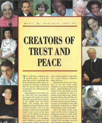 Cover of Creators of Trust and Peace
