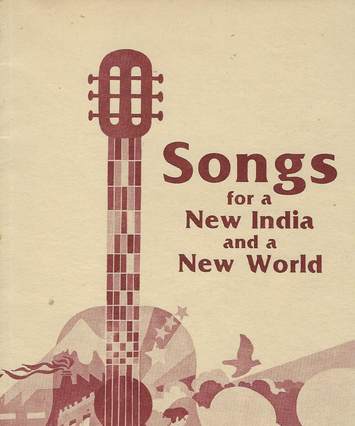 "Songs for a New India and a New World" booklet cover