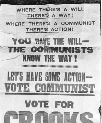 Publicity for Jim Crooks, for election campaign 