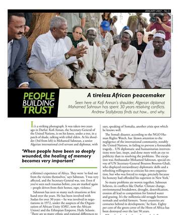 Cover of People building trust: Mohamed Sahnoun