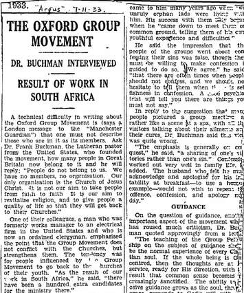 Cover of The Oxford Group Movement