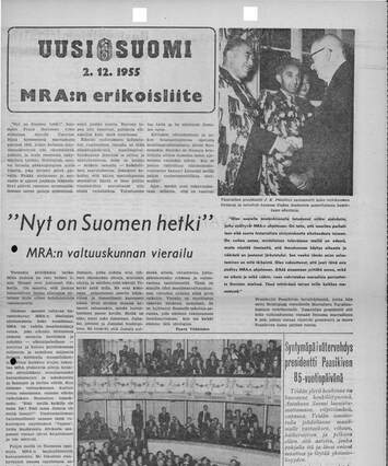 Cover of MRA:n erikoisliite