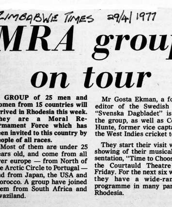 Cover of MRA Group on Tour