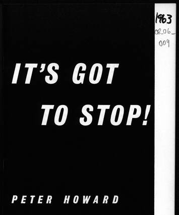 Cover of It's got to stop!