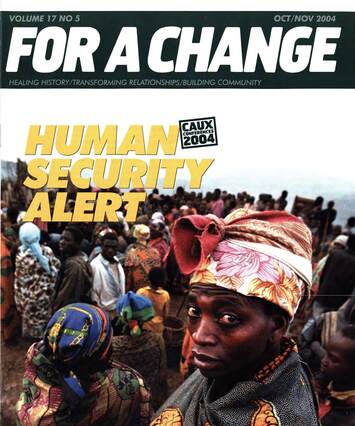 Cover of For A Change Magazine: Volume 17 Number 05