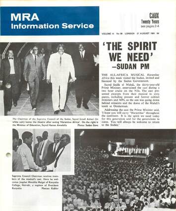 Cover of MRA Information Service - Vol. 14 No. 50, 1966-08-21