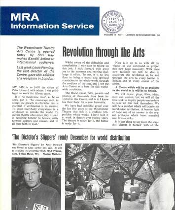 Cover of MRA Information Service - Vol. 15 No. 11, 1966-11-26