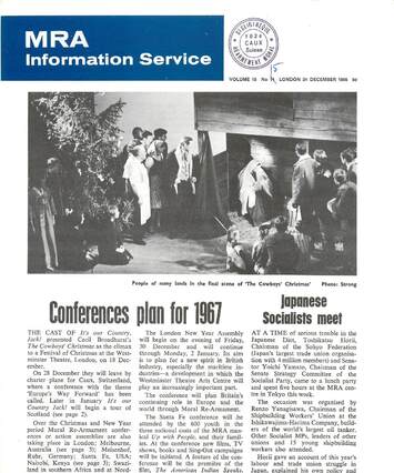 Cover of MRA Information Service - Vol. 15 No. 15, 1966-12-24