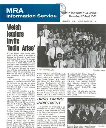 Cover of MRA Information Service - Vol. 15 No. 30, 1967-04-08