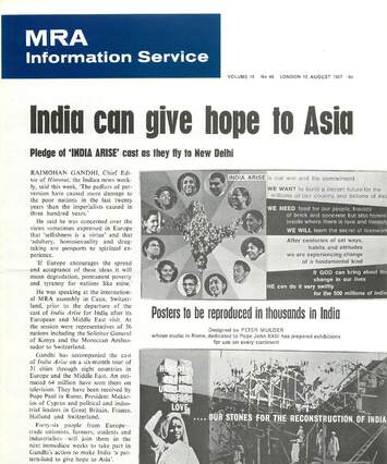 Cover of MRA Information Service - Vol. 15 No. 48, 1967-08-12